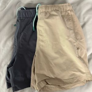 Pair of 2 myles everyday shorts (unlined)